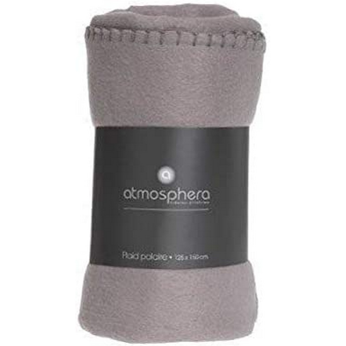 Fleece Blanket Atmosphera Brun Bomull 125 x 150 cm